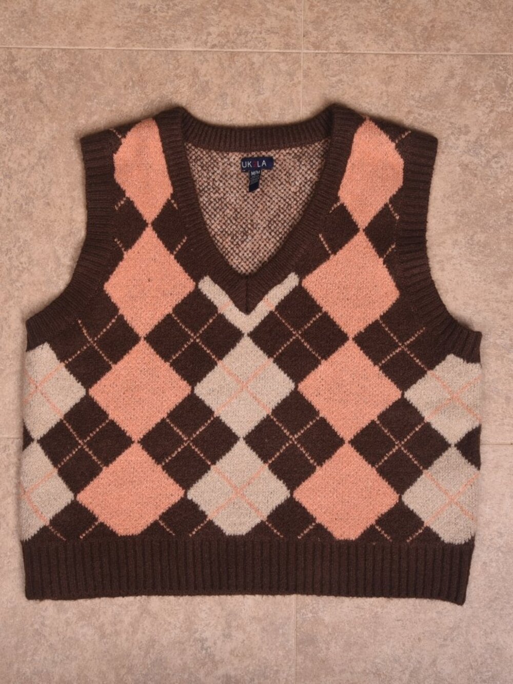Women's Argyle Vest